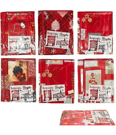 Tovaglia Copritavolo Natale Plastificata Antimacchia Varie Fantasie Mis. 120X230
