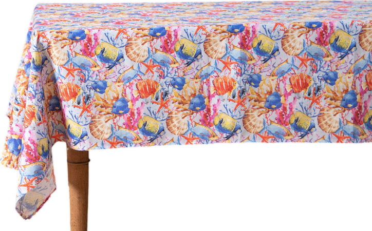 Tovaglia Da Tavola In 100% Cotone Stampa Digitale Dai Colori Vivi Ed Intensi Lavabile In Lavatrice Made In Italy Marino Pesci Rossi Casa e cucina/Tessili per la casa/Tessili da cucina/Tovaglie Novilunio - Sesto San Giovanni, Commerciovirtuoso.it