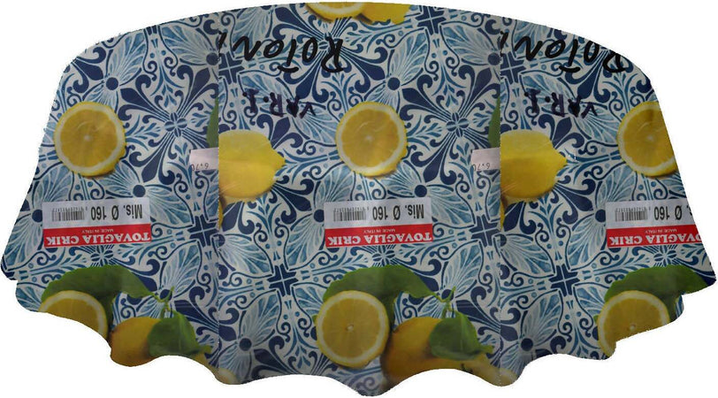 Tovaglia Plastificata Rotonda Marca Divina Diametro 160cm cerata rotonda per tavolo tovaglia antimacchia in plastica tovaglia plastica rotonda L'Orchidea - Siderno, Commerciovirtuoso.it
