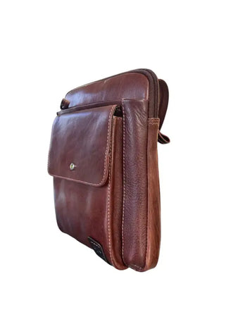 Tracolla Acciaio - Castagno / Taglia Unica - BorsaTracolla