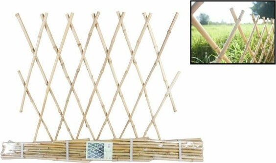 Traliccio-Bambù-Rete-Estensibile-Piante-Rampicanti-Staccionata-180x120-Cm-129694