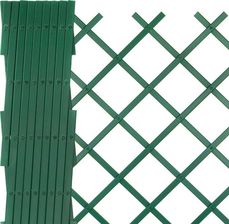Traliccio estensibile per piante rampicanti in pvc Verde Fai da te/Utensili elettrici e a mano/Attrezzi da giardinaggio/Spaghi e fascette/Legami di torsione La Zappa - Altamura, Commerciovirtuoso.it
