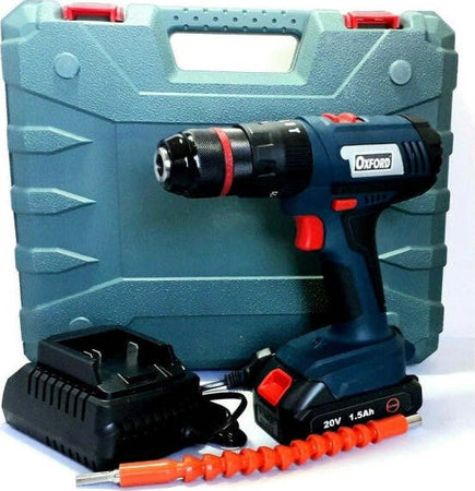 Trapano-Avvitatore-A-Batteria-Litio-A-Percussione-20v-Doppia-Batteria-+-Valigia