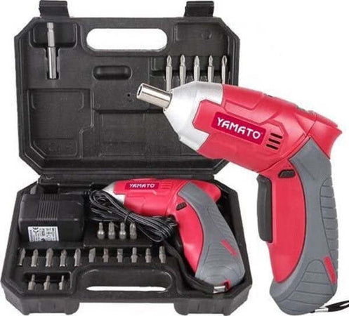 Trapano-Avvitatore-Senza-Fili-3,6-W-3,6-V-A-Batteria-180-Giri/min-Con-24-Punte