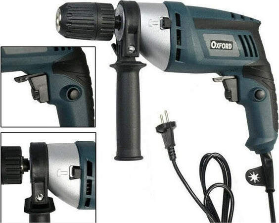 Trapano-Elettrico-Avvitatore-Autoserrante-750w-Watt-13mm-3000rpm-Percussione