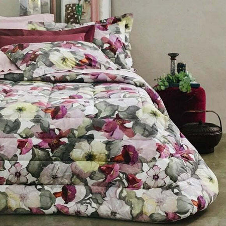 Trapunta 2p. art bouganville var. orchidea Casa e cucina/Tessili per la casa/Biancheria da letto/Coperte e trapunte/Trapunte Biancheria Arredo Home - Nola, Commerciovirtuoso.it