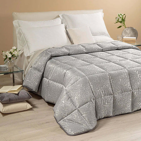 Trapunta Dorata Matrimoniale in Raso Jacquard 300 gr/mq - Caleffi