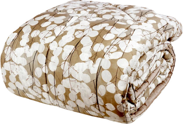 Trapunta invernale matrimoniale Lunaria in percalle di puro cotone - Fazzini