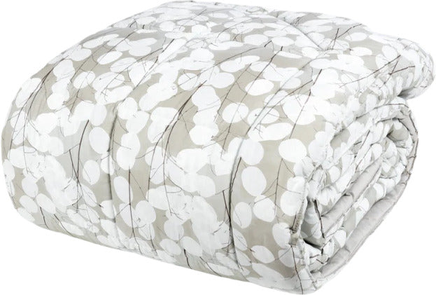Trapunta invernale matrimoniale Lunaria in percalle di puro cotone - Fazzini