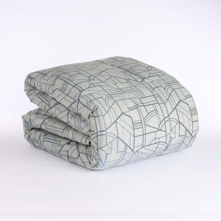 Trapunta invernale matrimoniale Twist in tessuto jacquard 300 gr - Maè - Via Roma,60