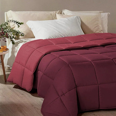 Caleffi Trapunta per Letto Matrimoniale in Cotone Bicolor S130