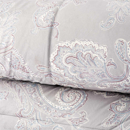 Riviera trapunta per Letto Matrimoniale in Velluto Disegno Cachemire Jaipur D110 - Passarelli Biancheria