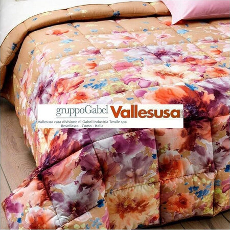 Trapunta Matrimoniale Flower Power Gabel Vallesusa Bella 320 Gr/m² 100% Cotone Fibra Anallergica 260x260cm Certificata Oeko-Tex Casa e cucina/Tessili per la casa/Biancheria da letto/Coperte e trapunte/Trapunte La Bottega del Risparmio - Bari, Commerciovirtuoso.it