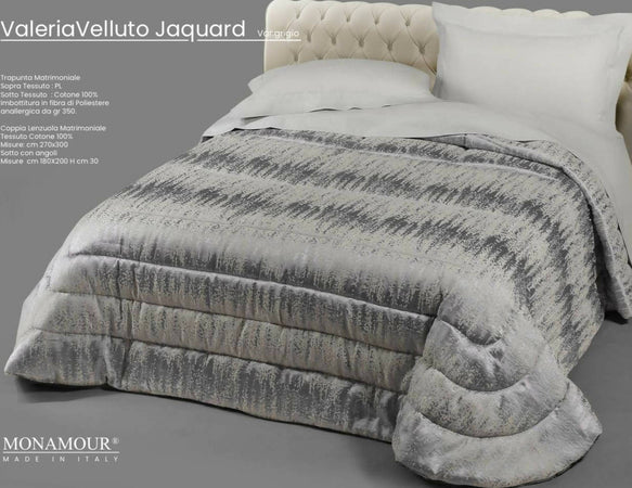Trapunta Matrimoniale Invernale Mon Amour Art. Valeria Velluto Sopra Tessuto: Pl Sotto Tessuto: Cotone 100% Imbottitura In Fibra Di Poliestere Anallergica Da Gr.350 Casa e cucina/Tessili per la casa/Biancheria da letto/Coperte e trapunte/Trapunte Biancheria Arredo Home - Nola, Commerciovirtuoso.it