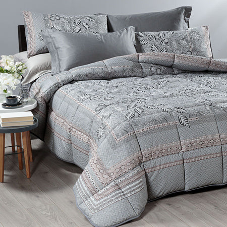 Trapunta Oriental Matrimoniale in Cotone 300 gr/mq - Caleffi