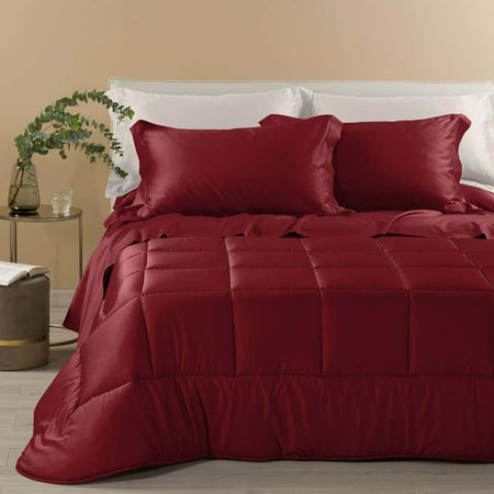 Trapunta Raso in Raso di cotone matrimoniale  300 gr/mq - Caleffi