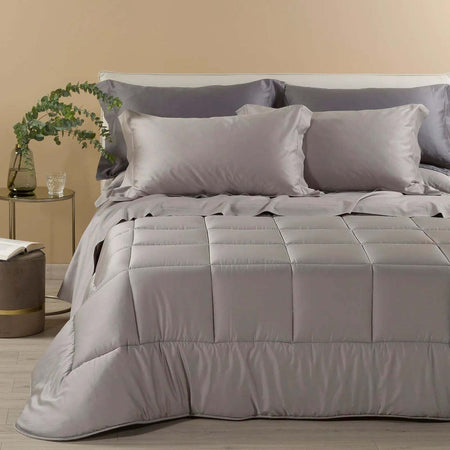 Trapunta Raso in Raso di cotone matrimoniale  300 gr/mq - Caleffi