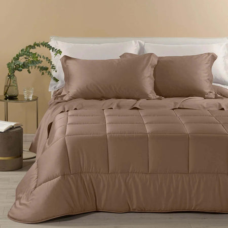 Trapunta Raso in Raso di cotone matrimoniale  300 gr/mq - Caleffi