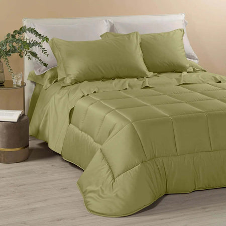 Trapunta Raso in Raso di cotone matrimoniale  300 gr/mq - Caleffi