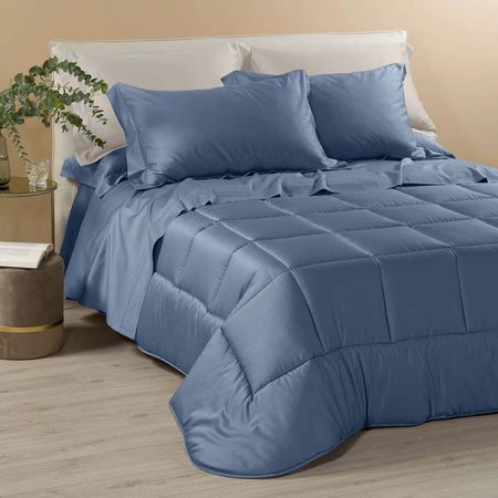 Trapunta Raso in Raso di cotone matrimoniale  300 gr/mq - Caleffi