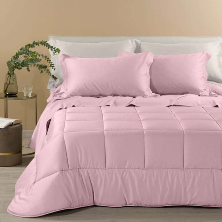 Trapunta Raso in Raso di cotone matrimoniale  300 gr/mq - Caleffi