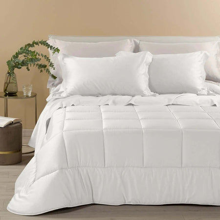 Trapunta Raso in Raso di cotone matrimoniale  300 gr/mq - Caleffi