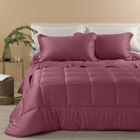 Trapunta Raso in Raso di cotone matrimoniale  300 gr/mq - Caleffi