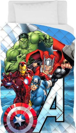 Trapunta singola in microfibra imbottitura anallergica prodotto originale disney marvel avengers trapunta 1 posto 170x260 Casa e cucina/Tessili per la casa/Biancheria da letto/Coperte e trapunte/Trapunte Puleo Casa - Palermo, Commerciovirtuoso.it