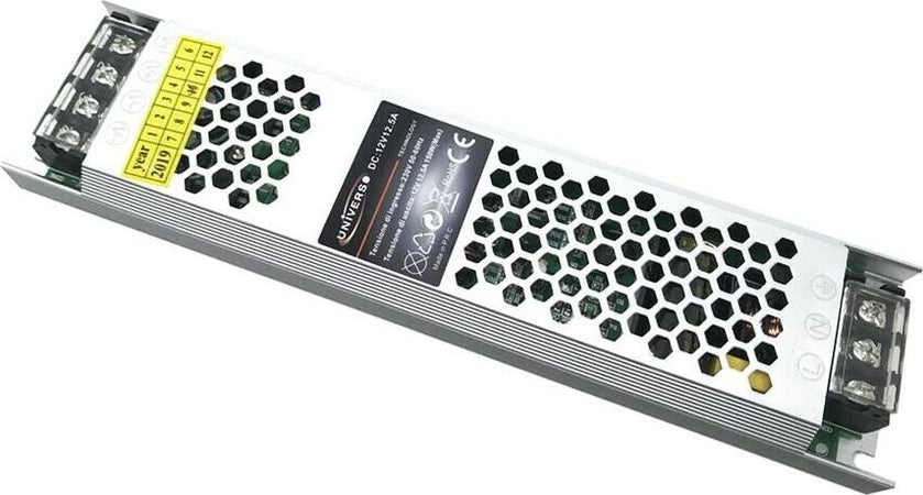 Trasformatore-150w-Alimentatore-Per-Striscia-A-Led-Stabilizzatore-12.5a-Dc-12v-Universo
