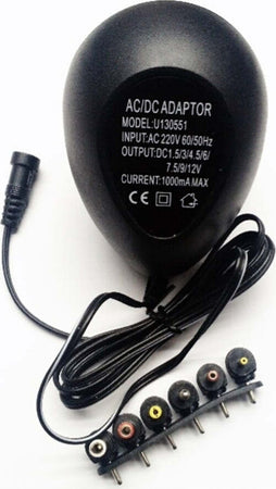 Trasformatore-Tnd-Alimentatore-Universale-1000ma-Da-1.5v-A-12v-Ac-Dc-Adattatori