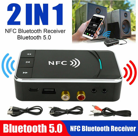 Trasmettitore Ricevitore Bluetooth 5.0 Aux 3,5mm Nfc A Rca Adattatore Audio Usb Amplificatori Wifi Trade Shop italia - Napoli, Commerciovirtuoso.it