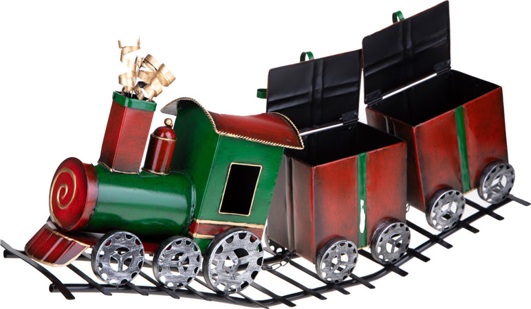 Trenino-rosso-e-verde-con-pacchi-H29-cm-per-decorazioni-natalizie
