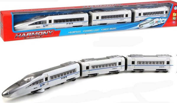 Treno-A-Batteria-3-Vagoni-Con-Luci-Multicolore-E-Melodie-Giocattolo-Per-Bambini