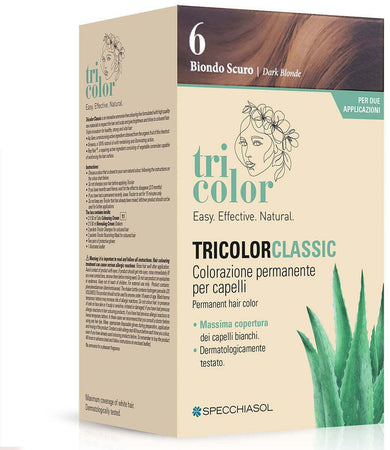 Tricolor Classic 6 - Biondo Scuro Colorazione Permanente Capelli Specchiasol
