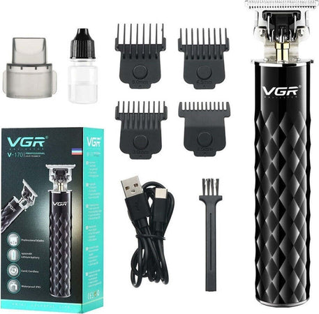 Trimmer-Rasoio-Tagliacapelli-Professionale-Ricaricabile-Impermeabile-Vgr-V-170