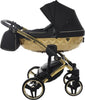 Trio Junama Diamond Mirror Satin Tessuto 3 in 1 Nero /Oro Giallo Telaio Oro Giallo Prima infanzia/Passeggini carrozzine e accessori/Passeggini e carrozzine/Sistemi modulari La Casa Del Bebè - Napoli, Commerciovirtuoso.it