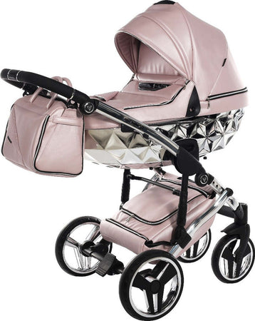 Trio Junama Diamond Mirror V2 3 in 1 Pelle Nav. Rosa/Silver Telaio Silver Prima infanzia/Passeggini carrozzine e accessori/Passeggini e carrozzine/Sistemi modulari La Casa Del Bebè - Napoli, Commerciovirtuoso.it