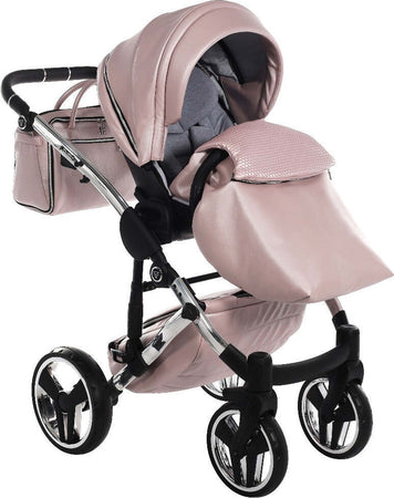 Trio Junama Diamond Mirror V2 3 in 1 Pelle Nav. Rosa/Silver Telaio Silver Prima infanzia/Passeggini carrozzine e accessori/Passeggini e carrozzine/Sistemi modulari La Casa Del Bebè - Napoli, Commerciovirtuoso.it