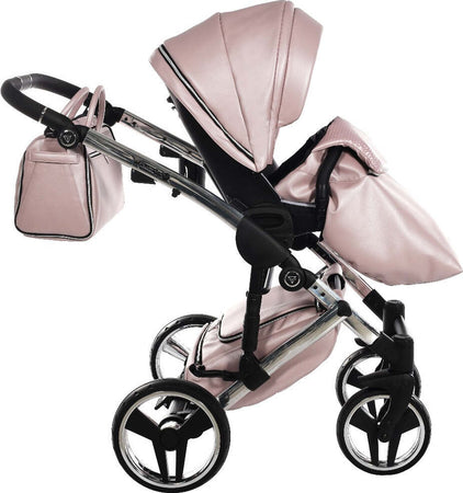 Trio Junama Diamond Mirror V2 3 in 1 Pelle Nav. Rosa/Silver Telaio Silver Prima infanzia/Passeggini carrozzine e accessori/Passeggini e carrozzine/Sistemi modulari La Casa Del Bebè - Napoli, Commerciovirtuoso.it
