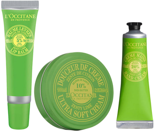 Trio Karitè Citrone L'OCCITANE EN PROVENCE Crema Corpo + Crema mani + Balsamo labbra al Karitè Citron