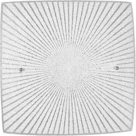 TRIO-LEUCHTEN---PLAFONIERA-QUADRATA-ELISA-40x40CM-VETRO-DECORATO-E-GRANIGLIA-DI-VETRO