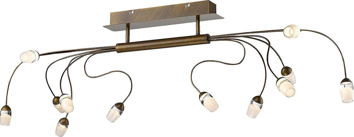 Trio-Sara-Plafoniera-12-LED-Dimmerabile-Ruggine-Trio-Light