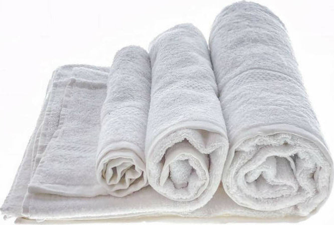 Tris asciugamani caleffi bianco bagno telo doccia viso ospite spugna puro cotone 100% naturale b&b casa vacanze hotel Casa e cucina/Tessili per la casa/Biancheria da bagno/Asciugamani/Set di asciugamani Puleo Casa - Palermo, Commerciovirtuoso.it