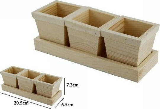 Tris-Scatole-Contenitori-3-Pezzi-Con-Base-In-Legno-Naturale-Decoupage-53455a