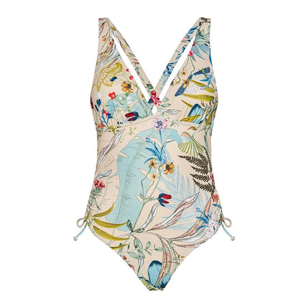 Triumph Costume Intero da Donna Botanical Leaf OP 10207919 S74 - Passarelli Biancheria