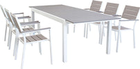 TRIUMPHUS---set-tavolo-da-giardino-allungabile-180/240x100-compreso-di-6-poltrone-in-alluminio-e-polywood-Bianco-Milani-Home