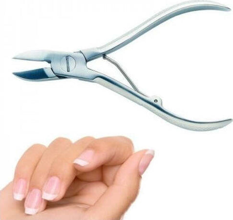 Tronchesina-Taglierina-Taglia-Unghie-Cuticole-Acciaio-Tronchesino-Pinzetta-Nail