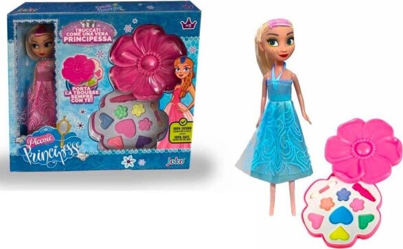 Trousse-Piccola-Principessa-Con-Bambola-Make-up-Per-Bambine-5+-Gioco-Testato