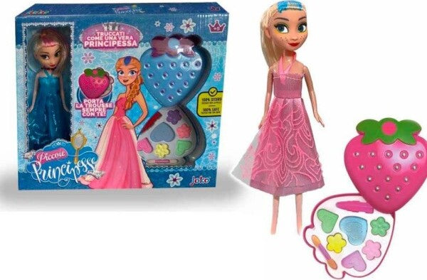 Trousse-Piccola-Principessa-Con-Bambola-Make-up-Per-Bambine-5+-Gioco-Testato
