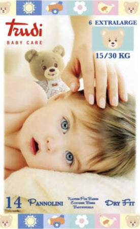 TRUDI Pannolini Dry Fit Baby Care Pannolini Morbidi Per Bamnini Pannolini Sanitaria Gioia del Bimbo - Villa San Giovanni, Commerciovirtuoso.it